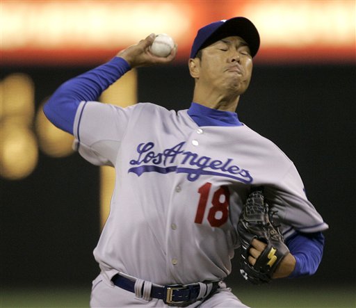 Dodgers' Kuroda Wins Big League Debut
