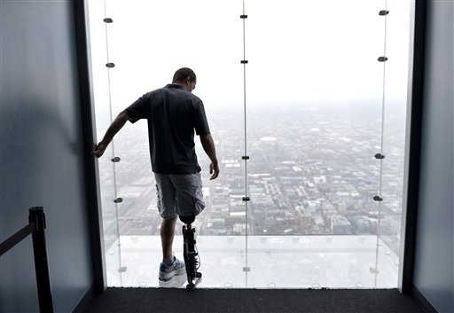Man Climbs Skyscraper With Bionic Leg