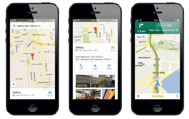 Google Maps Returns to iPhone