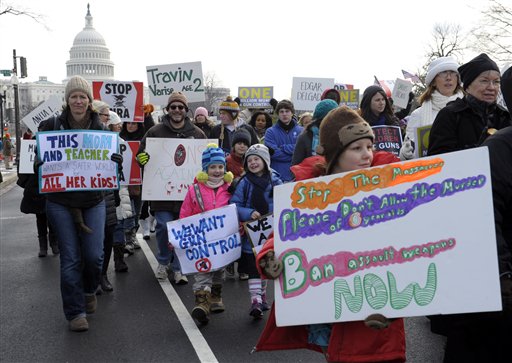 Thousands March for Gun Control in Washington