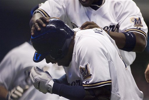 Weeks Bails Out Gagne, Lifts Brewers in Extras