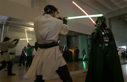 Geeks Flock to Class on ... Light Sabers