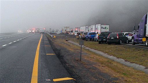 3 Dead in 75-Vehicle Pileup at Virginia-NC Line