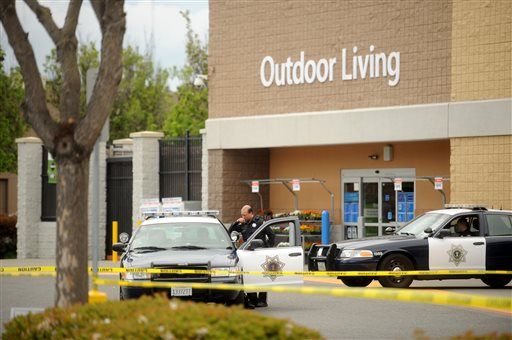 Man Crashes Car Into Walmart, Attacks Customers