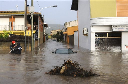 'Apocalyptic' Storm Dumps 17 Inches of Rain on Sardinia