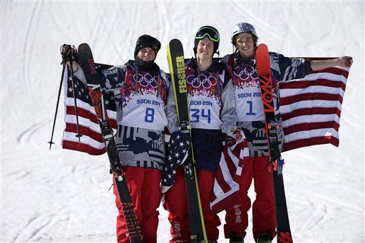 US Sweeps Men's Slopestyle Skiing