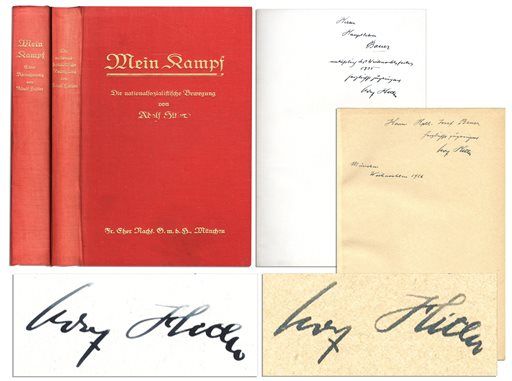 American Buys Autographed Mein Kampf