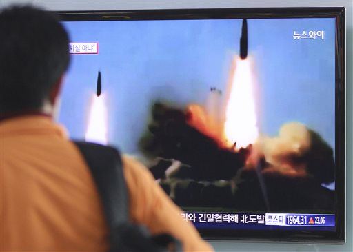 North Korea Test-Launches 2 Missiles