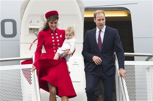 Prince George Sets Off on First Official Tour