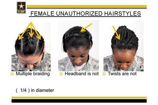 Now Under Review: Military Hairstyles