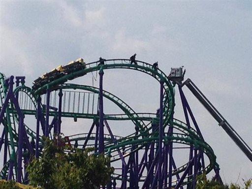 24 Rescued From Stuck Maryland Roller Coaster