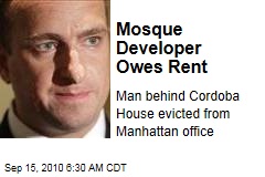 Mosque Developer Owes Rent
