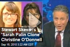 Stewart Skewers 'Sarah Palin Clone' Christine O'Donnell