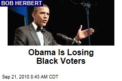 Obama Is Losing Black Voters