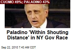 Paladino 'Within Shouting Distance' in NY Gov Race