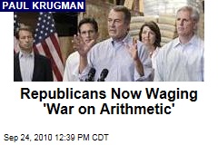 Republicans Now Waging 'War on Arithmetic'