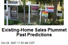 Existing-Home Sales Plummet Past Predictions