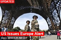 US Issues Europe Alert