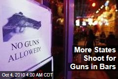 More States Shoot for Guns in Bars
