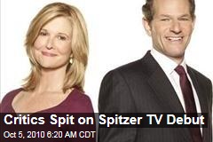 Critics Spit on Spitzer TV Debut
