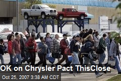 OK on Chrysler Pact ThisClose