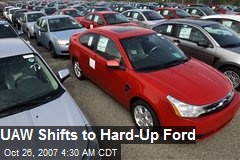 UAW Shifts to Hard-Up Ford