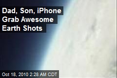 Dad, Son, iPhone Grab Awesome Earth Shots