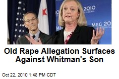 Rape Allegation Surfaces Against Whitman's Son