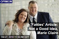 Marie Claire 'Fatties' Piece Comes Under Internet Fire