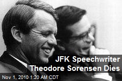 JFK Speechwriter Theodore Sorensen Dies