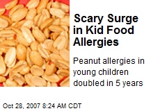 Scary Surge in Kid Food Allergies