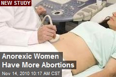 Anorexic Women Have More Abortions