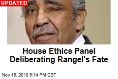 House Ethics Panel Deliberating Rangel's Fate