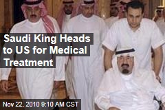 Saudi King Heads to US for Medical Treatment