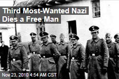 Third 'Most-Wanted Nazi' Dies a Free Man