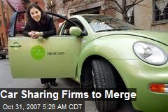 Car Sharing Firms to Merge