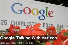 Google Talking With Verizon