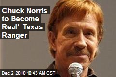 Chuck Norris to Become Real* Texas Ranger