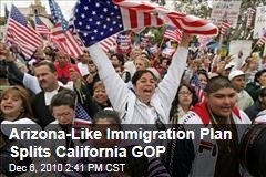 Arizona-Like Immigration Plan Splits California GOP