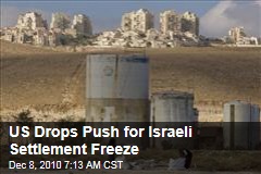 US Abandons Israeli Settlement Freeze as Key to Talks