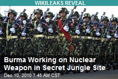 Burma Working on Nuclear Weapon in Secret Jungle Site