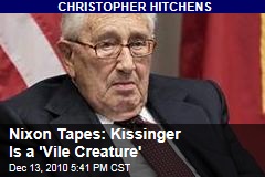 Henry Kissinger Is a 'Vile Creature': Christopher Hitchens