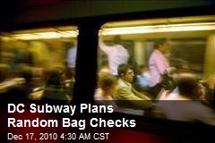 DC Subway Plans Random Bag Checks