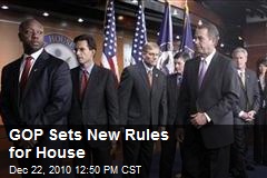 GOP Sets New Rules for House