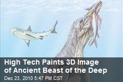 High Tech Paints 3D Image of Ancient Beast of the Deep