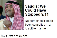 Saudis: We Could Have Stopped 9/11