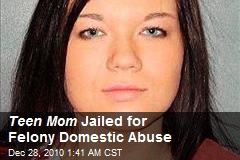 'Teen Mom' Jailed for Felony Domestic Abuse