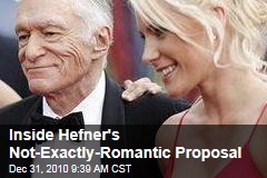 Inside Hefner's Not-Exactly-Romantic Proposal