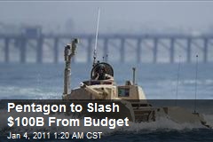 Pentagon to Slash $100B From Budget