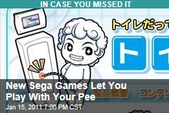 New Sega Games Let You Play With Your Pee